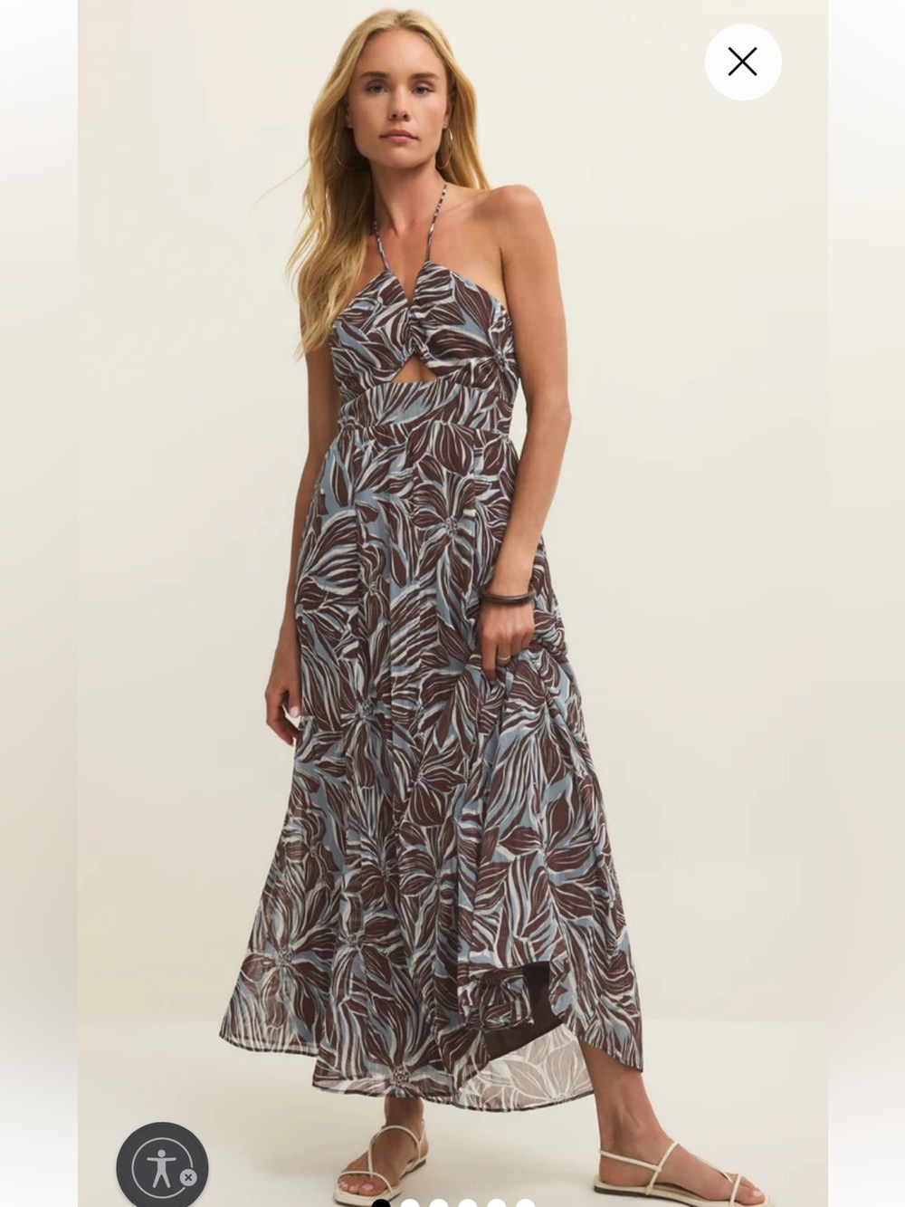 Z Supply Lanie Zinn Floral Maxi Dress